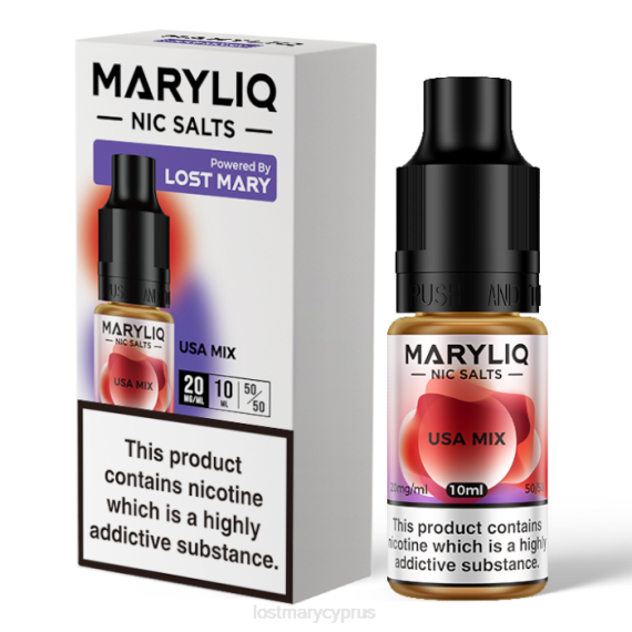 χαμένα άλατα maryliq nic - 10 ml μείγμα ΗΠΑ LOST MARY flavours list - 6ZP0T219