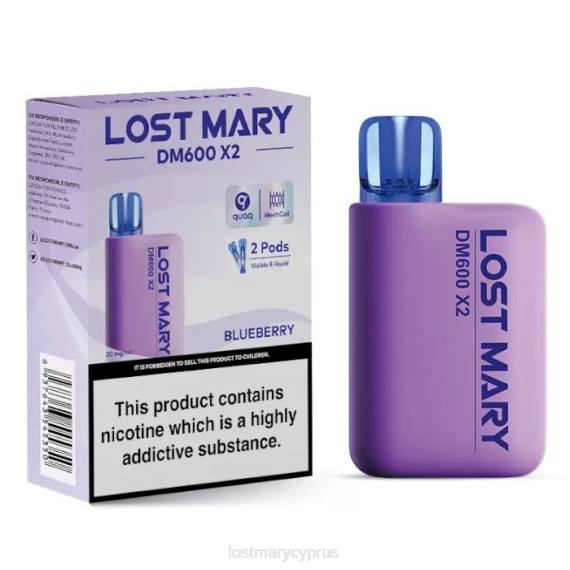 χαμένος ατμός μιας χρήσης mary dm600 x2 μυρτιλός LOST MARY flavours list - 6ZP0T189