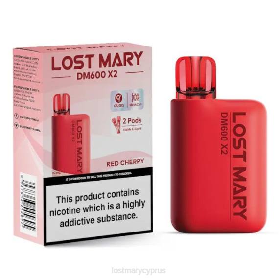 χαμένος ατμός μιας χρήσης mary dm600 x2 κόκκινο κεράσι LOST MARY vape πατρα - 6ZP0T198