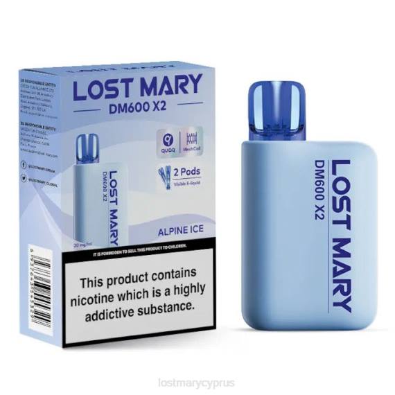 χαμένος ατμός μιας χρήσης mary dm600 x2 αλπικός πάγος LOST MARY vape puffs - 6ZP0T186